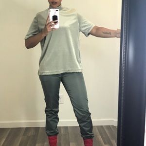 Sea green velour too